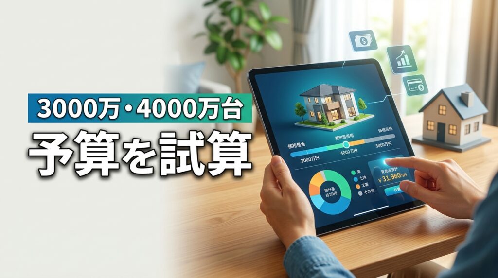 注文住宅の予算シミュレーション！3つの価格帯で建つ家のイメージと返済額を比較