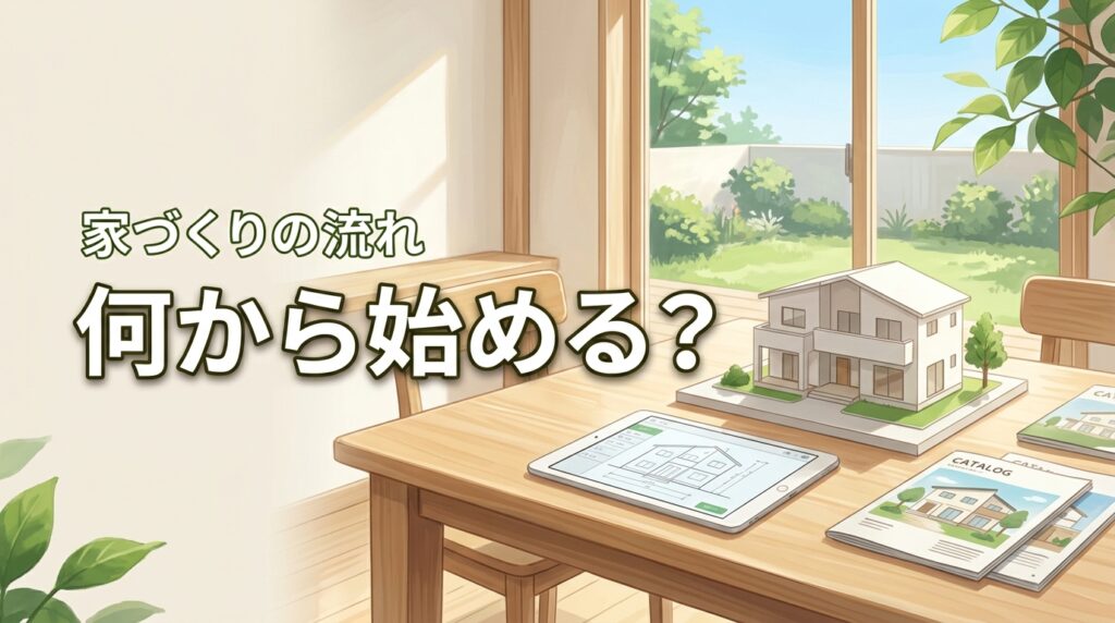 家づくりは何から始めるかお悩みの方必見！展示場より先にすべき3つのこと