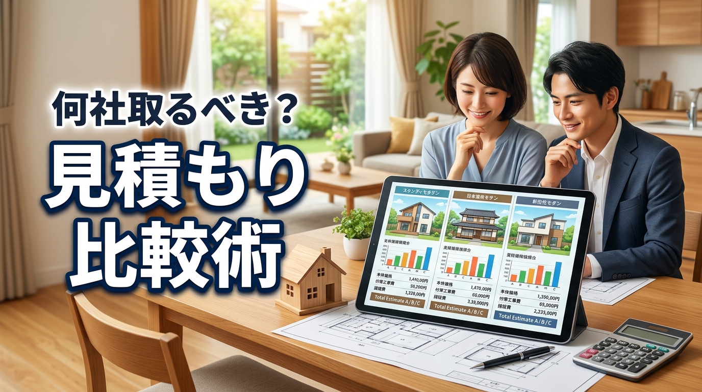 注文住宅の見積もり比較は本体価格で決めるな！2026年に理想の家を建てる方法