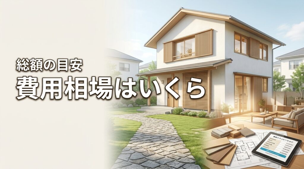注文住宅の費用相場はいくら？予算オーバーを防ぐ内訳の考え方と建築例を公開
